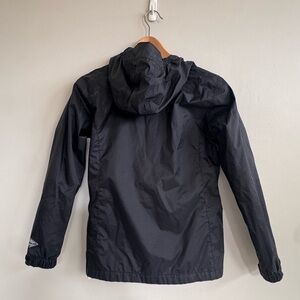 Columbia Kids girls size large rain jacket black great condition